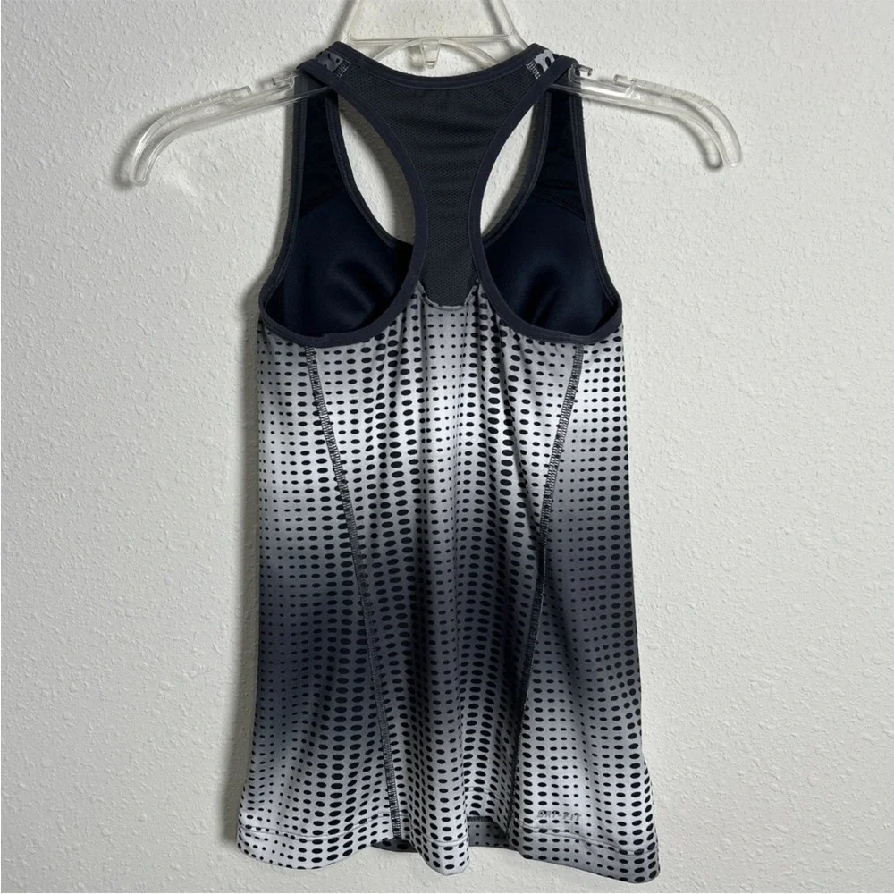 Nike Dri-Fit Support Victory Racerback Tank Top Sports Women Size XS Black Geo - Picture 4 of 5